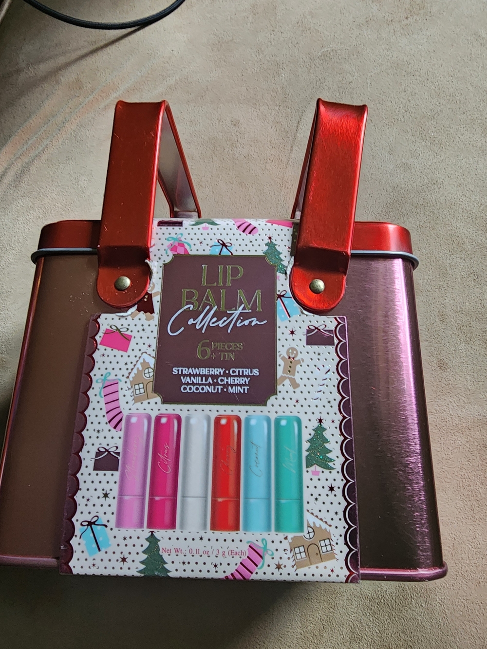 6 Pc Lip Balm Collection In Reusable Tin